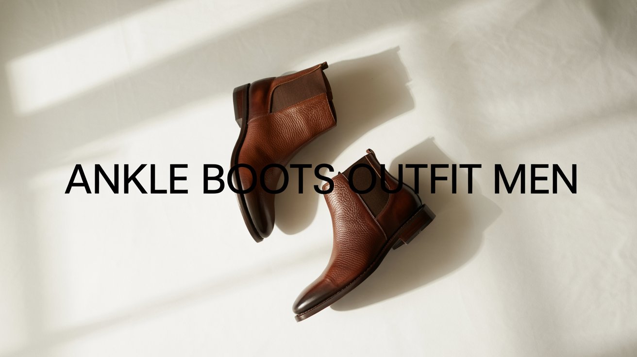Ankle Boots Outfit Men