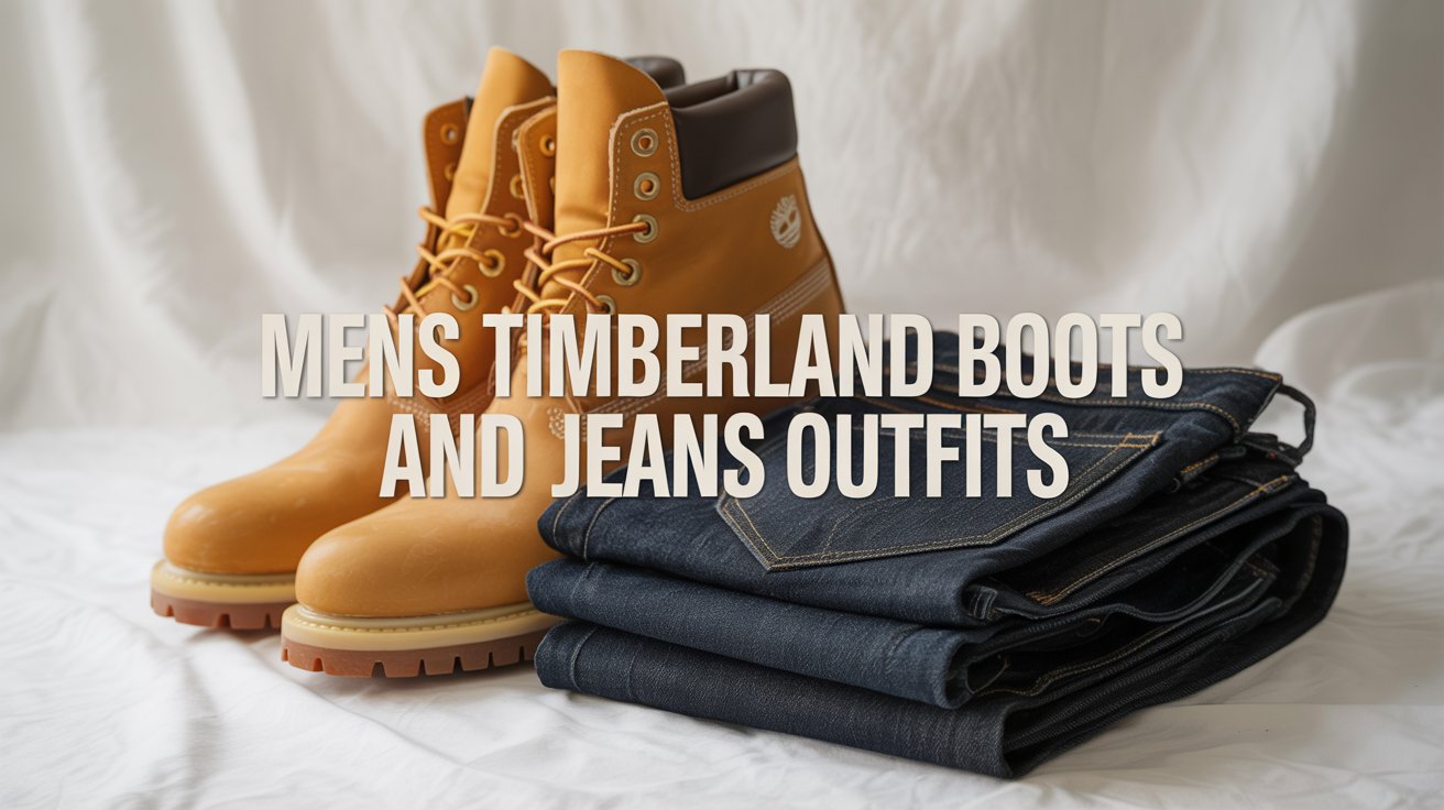 Mens Timberland Boots and Jeans Outfits