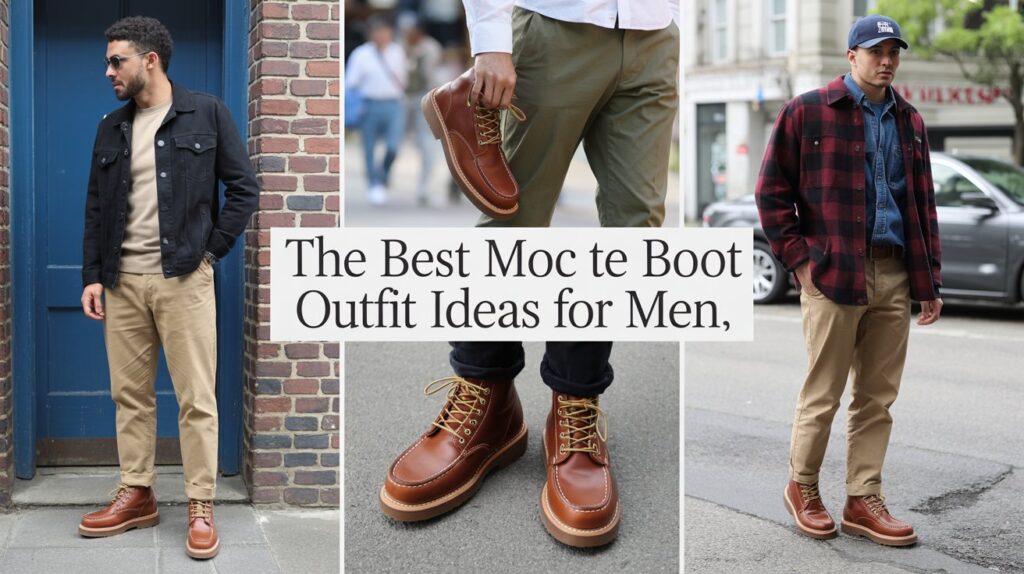 Boot Toe Line Workwear Cool: 14 The Best Moc Toe Boot Outfit Ideas for Men