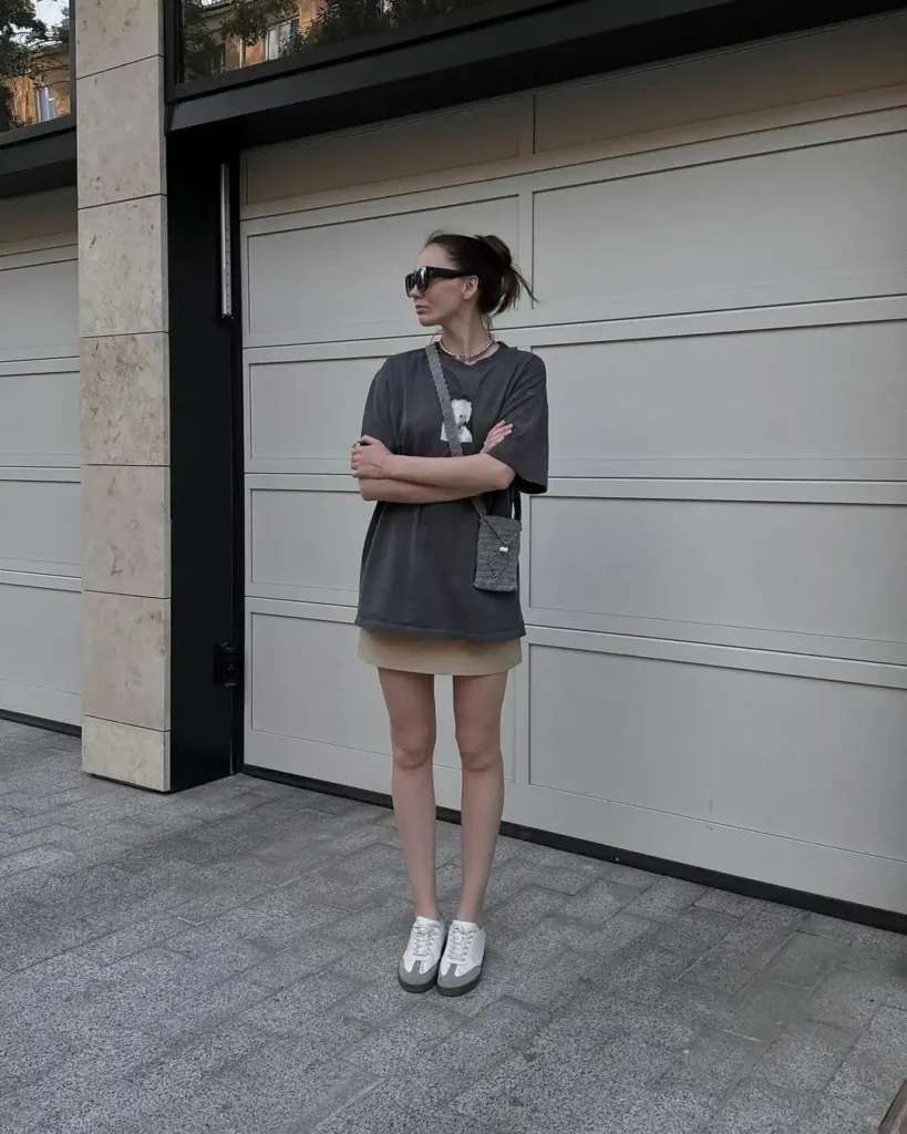 Casual Minimal adidas Samba Outfit for Spring