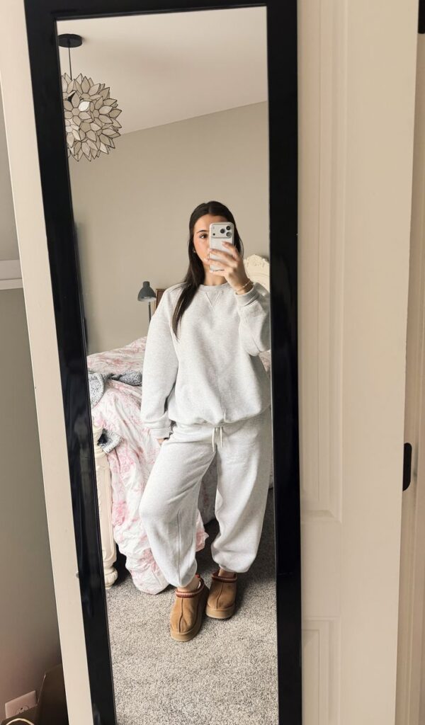 Matching Sweatshirt Set with UGGs for Ultimate Cozy Days