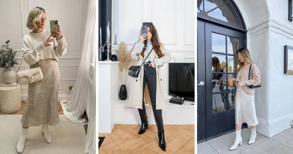 Spring Ankle Boots Outfits