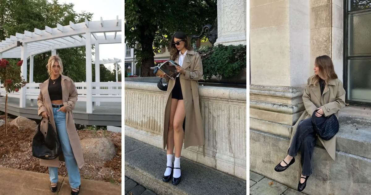 Trench Coat and Mary Jane Outfits