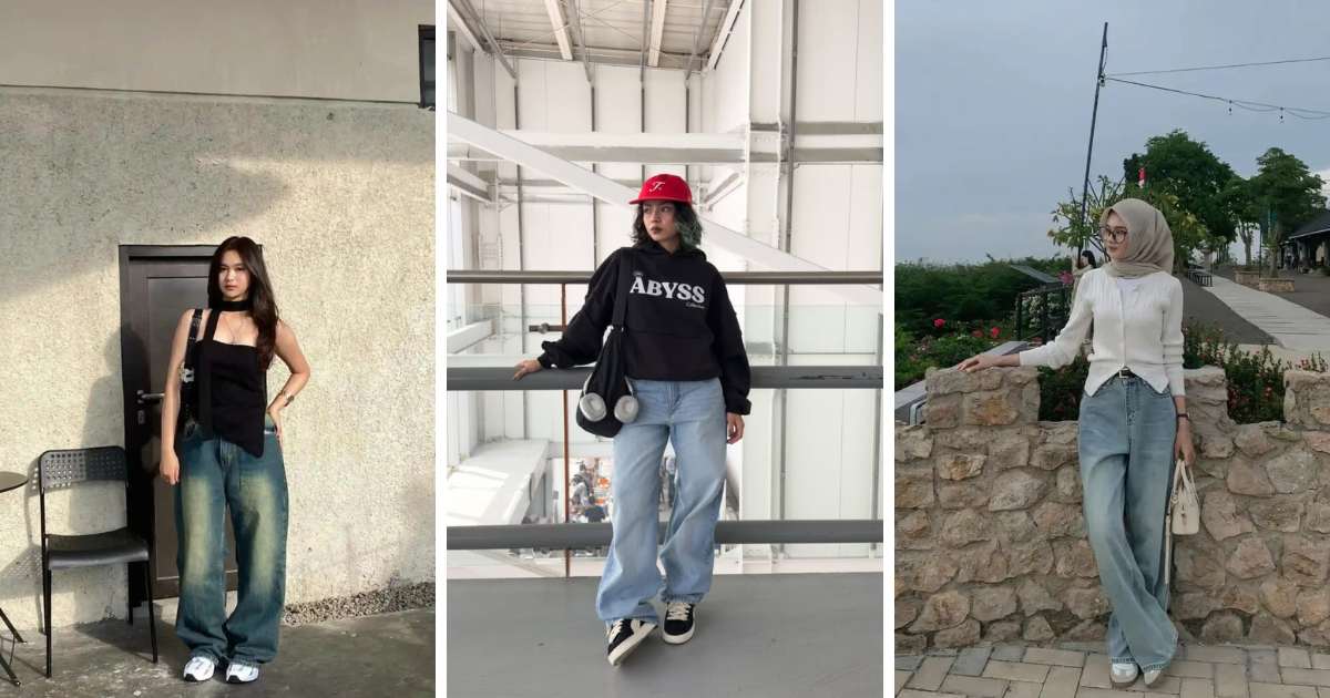 Baggy Jeans & Sneakers