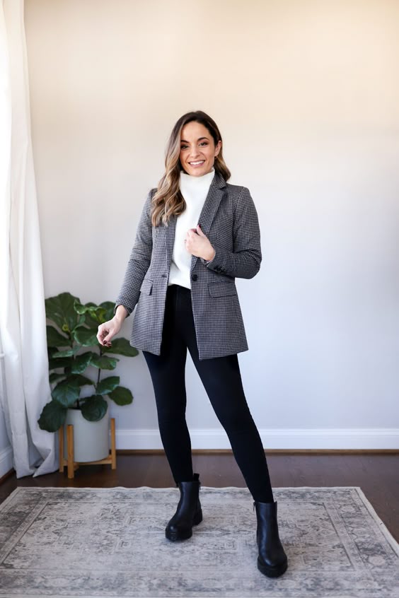 Polished Business Casual Chelsea Boots Outfit