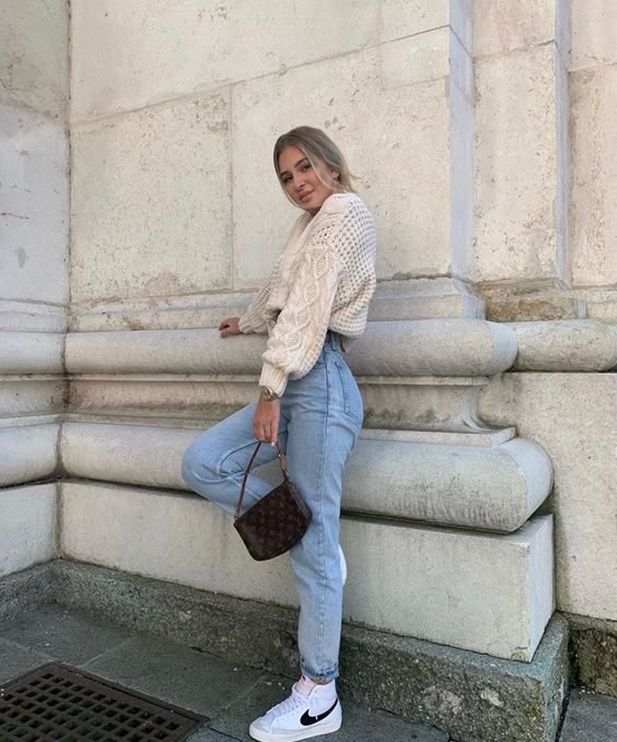 nike blazer mid with jeans