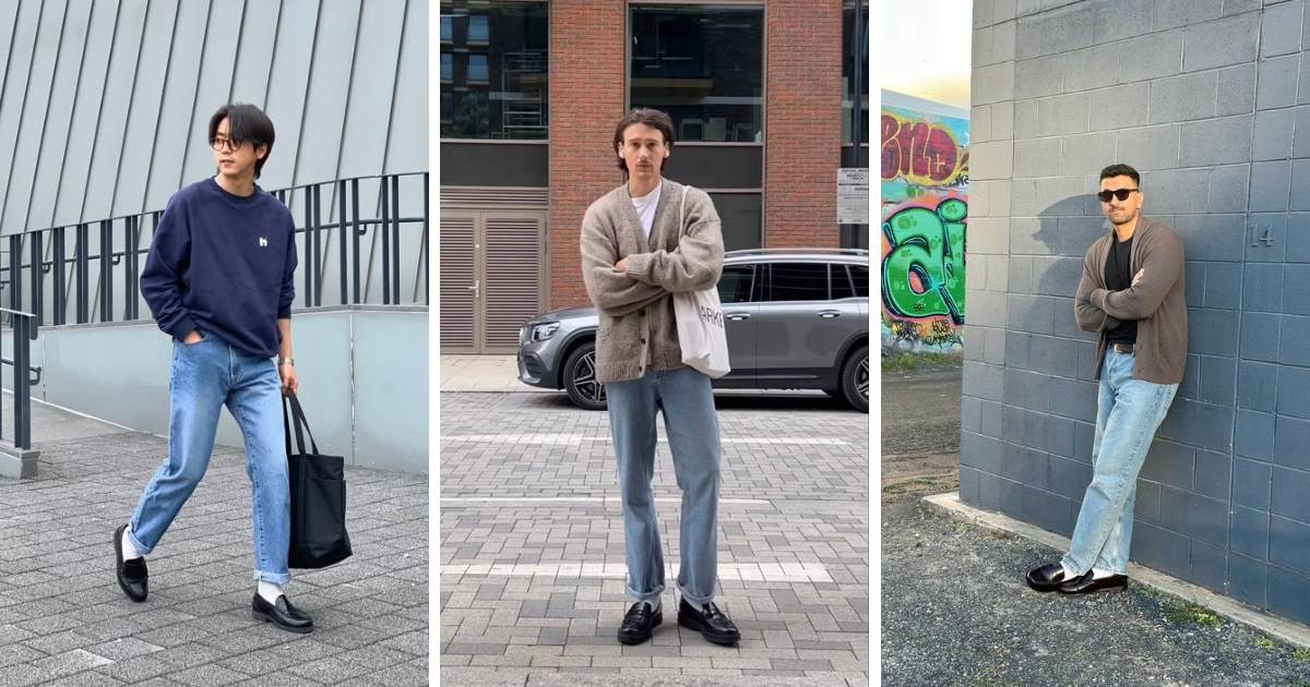 Men’s Loafers & Jeans Outfit Ideas
