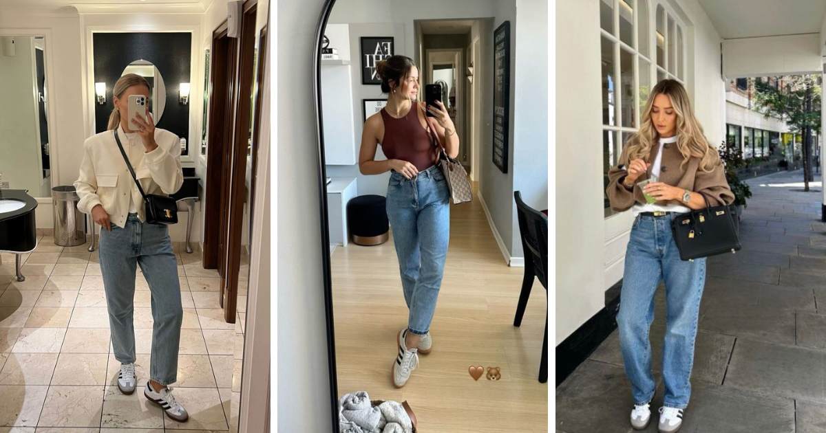 Mom Jeans & Adidas Samba
