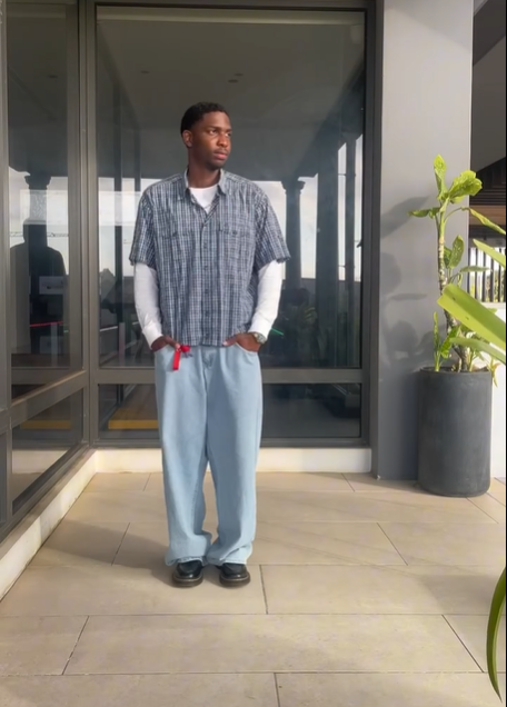 Relaxed Layers with Loafers and Baggy Jeans