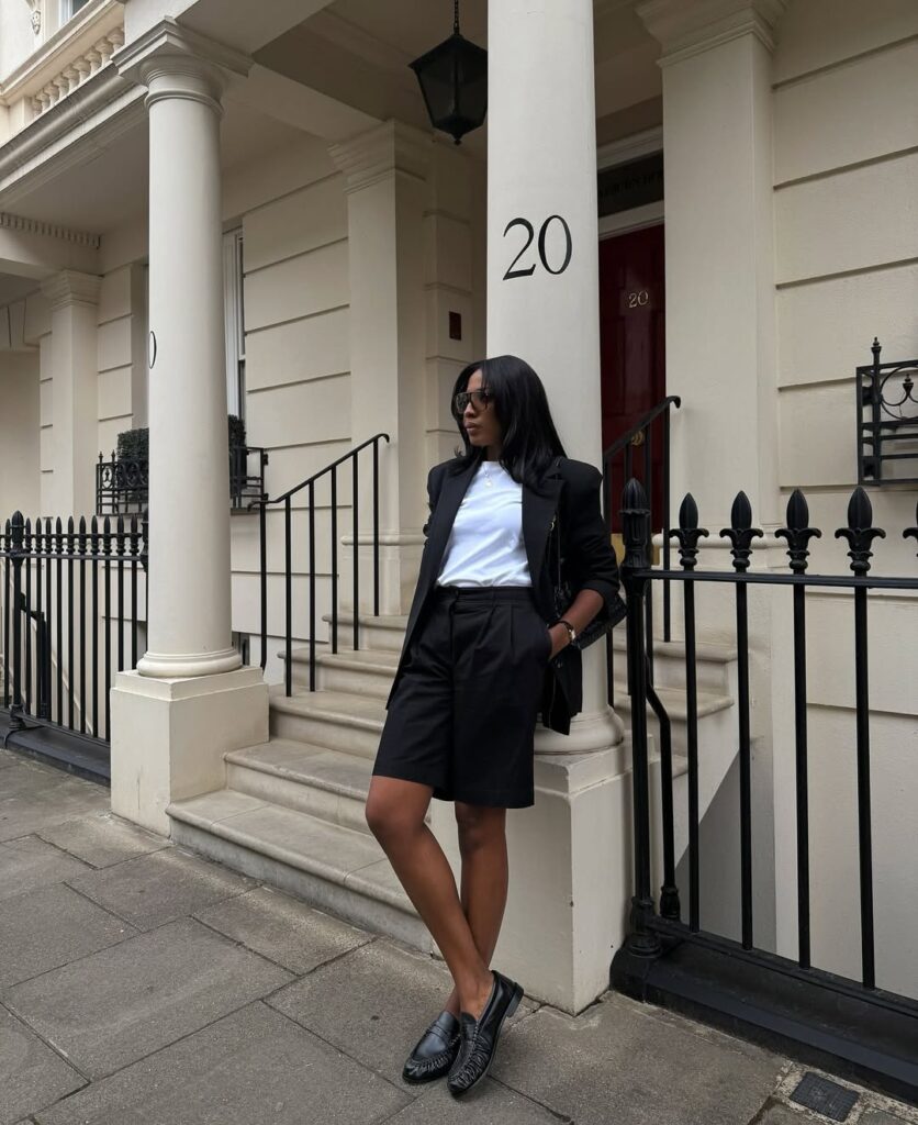 Polished City Loafers Outfit with Blazer