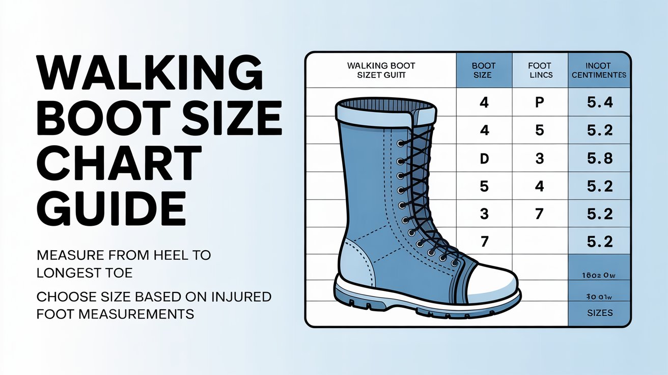 Walking Boot Size Chart Guide
