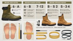 Military Boot Size Chart & Guide for Accurate Fit and Sizing