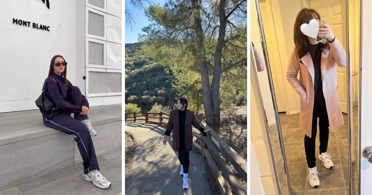 Office Outfits with New Balance 530 Sneakers