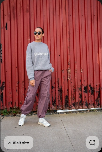 Sweatshirt and Cargo Pants with New Balance 1906R