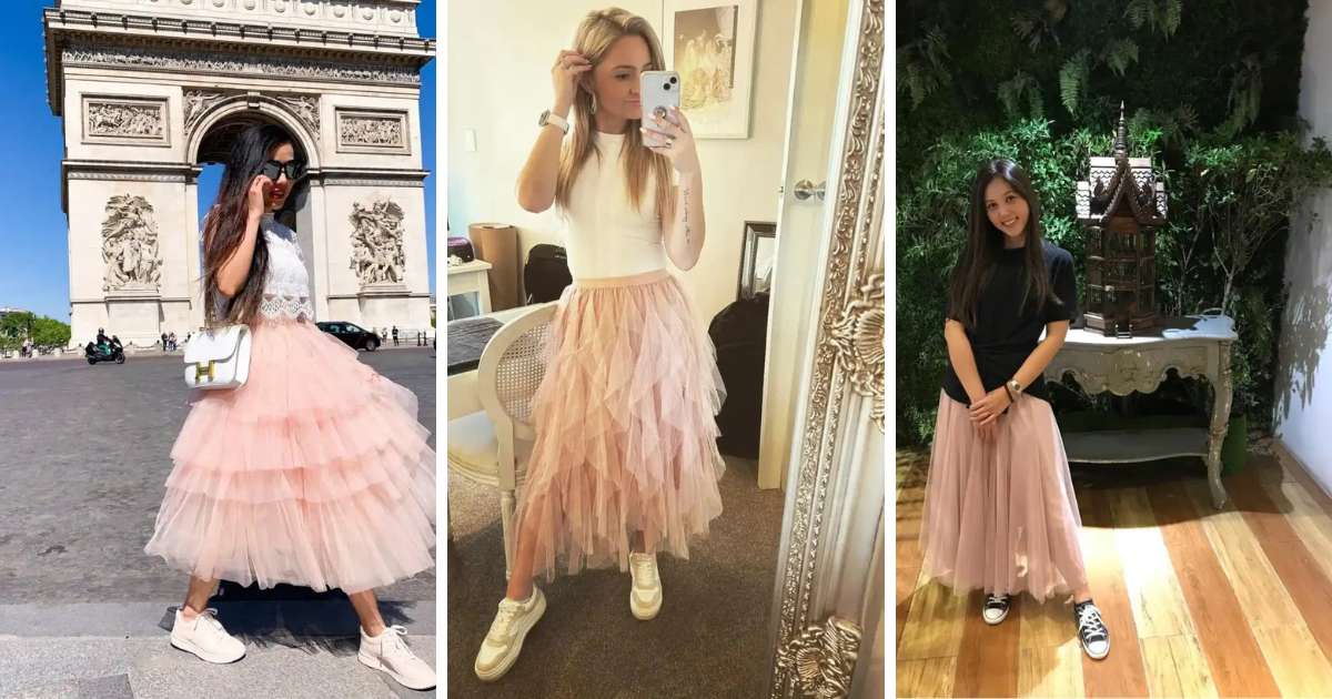 Tutu Skirt Sneakers Outfits