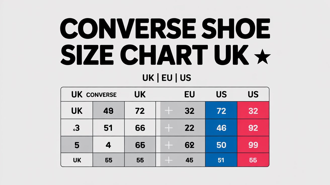 Converse Shoe Size Chart (UK