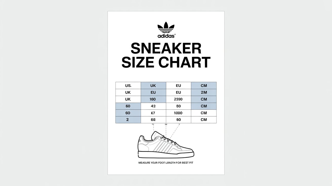 Adidas Sneaker Size Chart