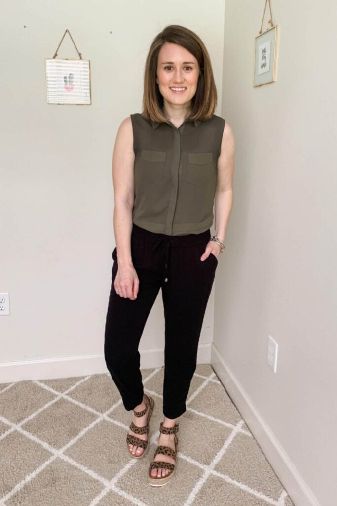 Animal Texture Sandals outfit
