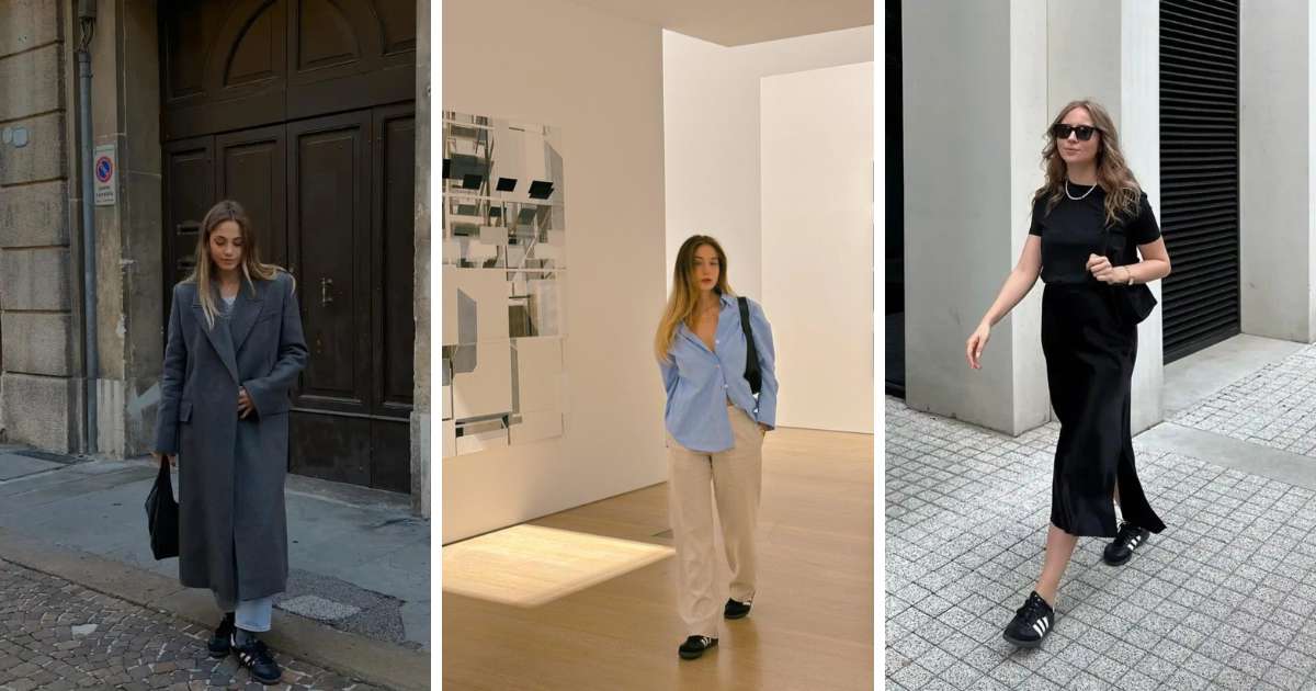 How to style adidas samba black