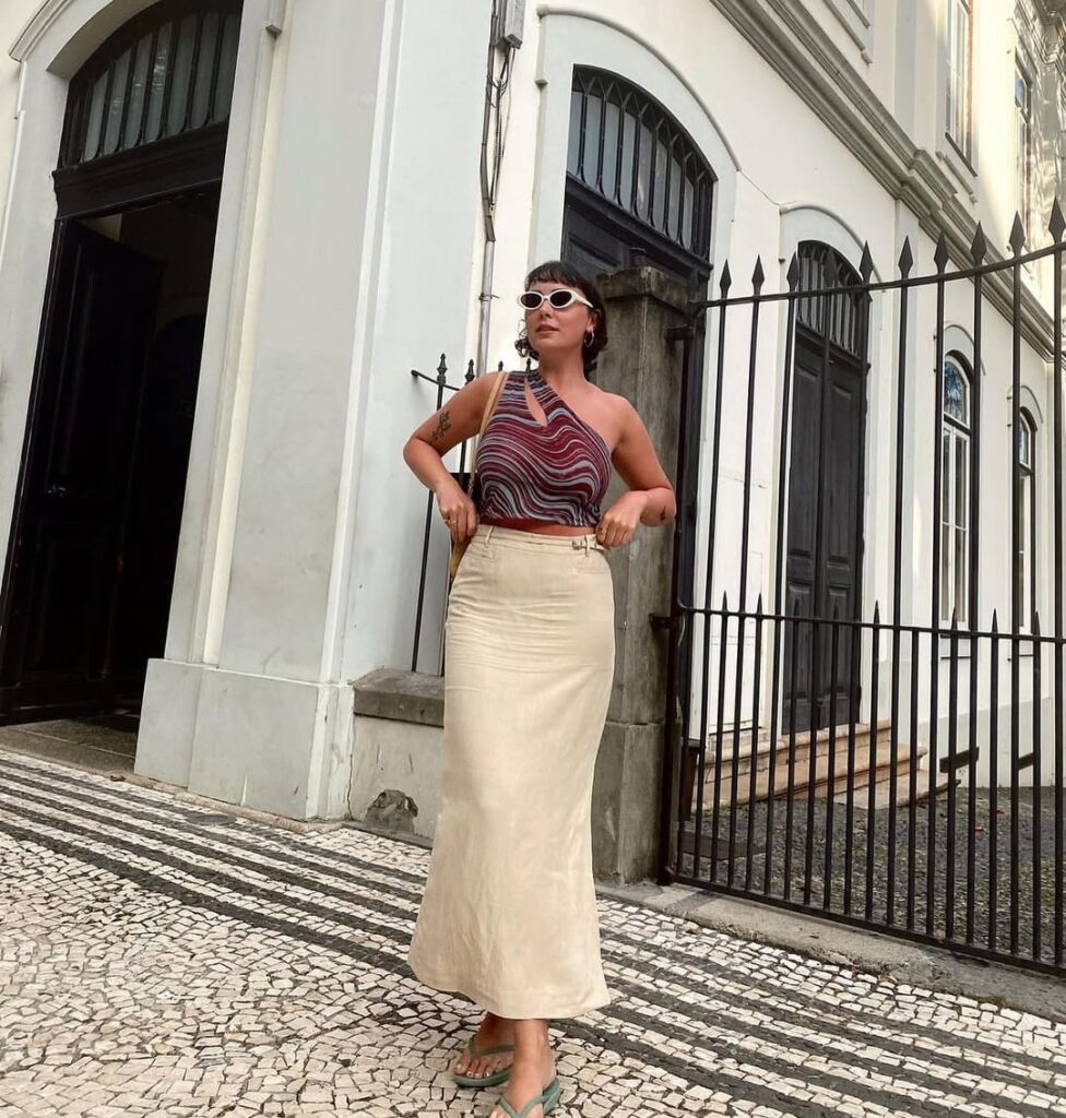 Maxi skirts from dusk till dawn ❣️ inspiration by @hannahlourobinson 🤩 #fashion #style #outfit