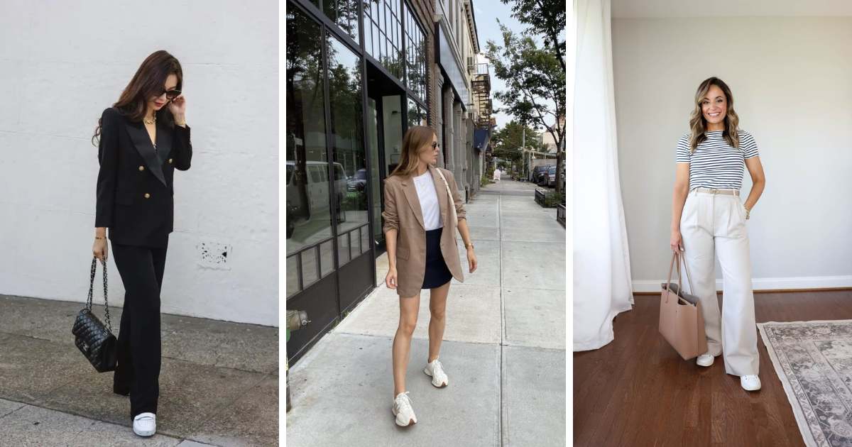 17 Smart Summer Office Outfits with Sneakers