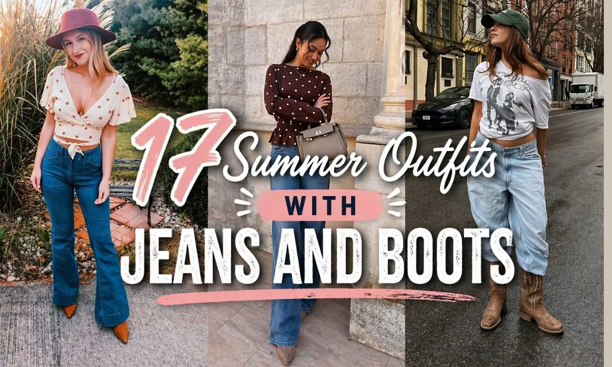 Summer Outfits with Jeans and Boots