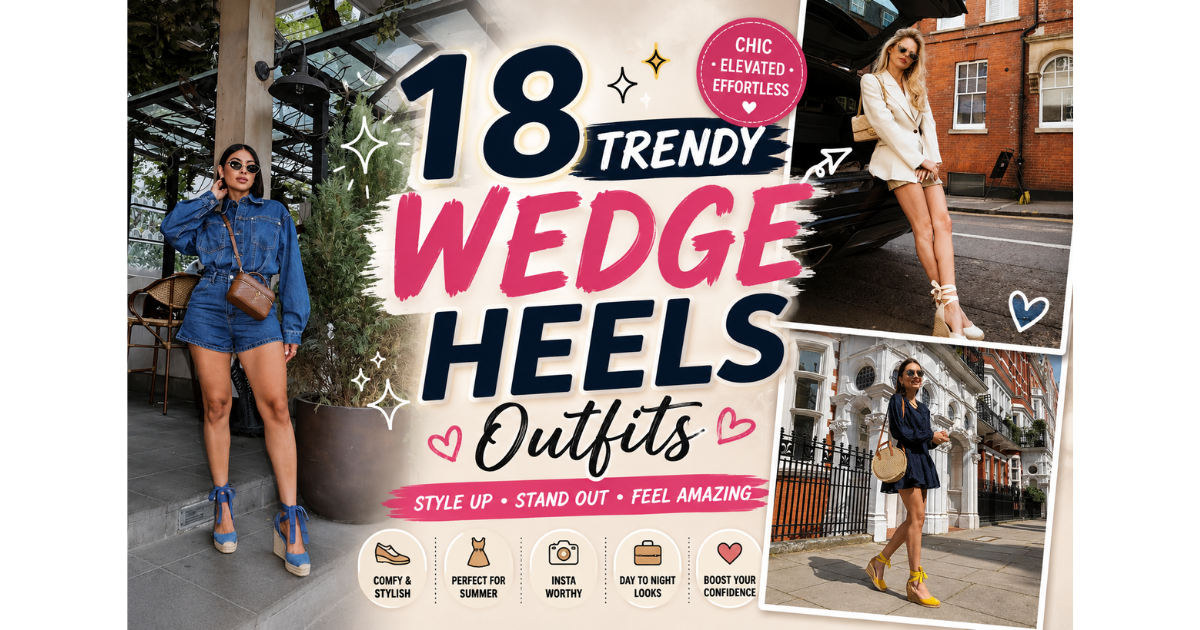 18 Trendy Wedge Heels Outfits