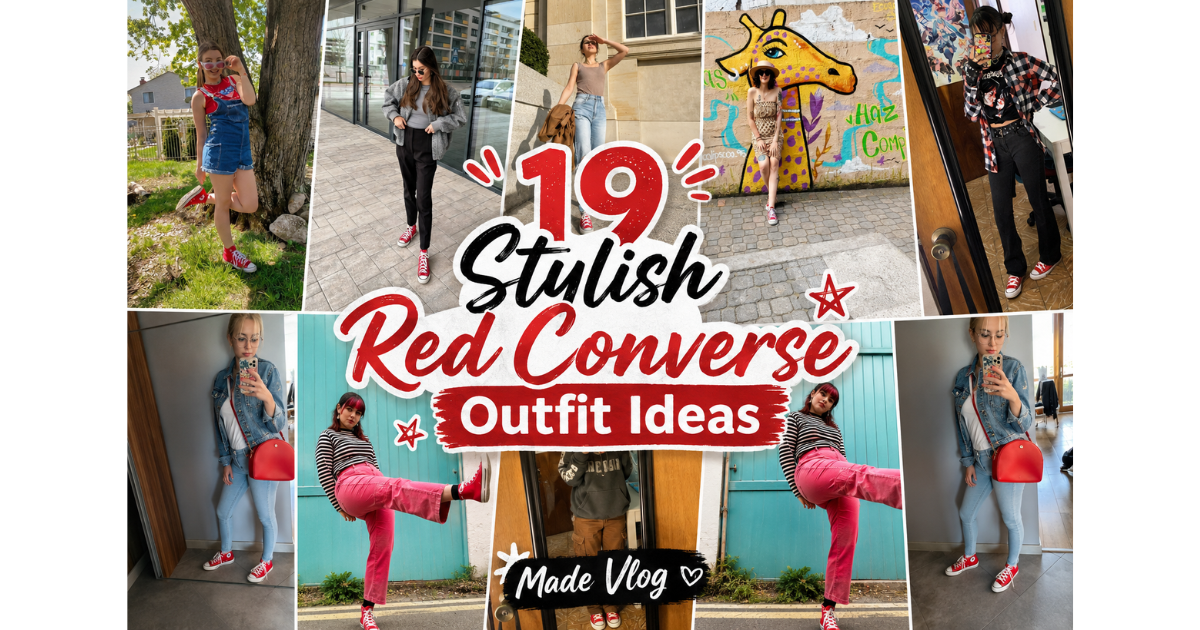19 Stylish Red Converse Outfit Ideas for Everyday Street Style