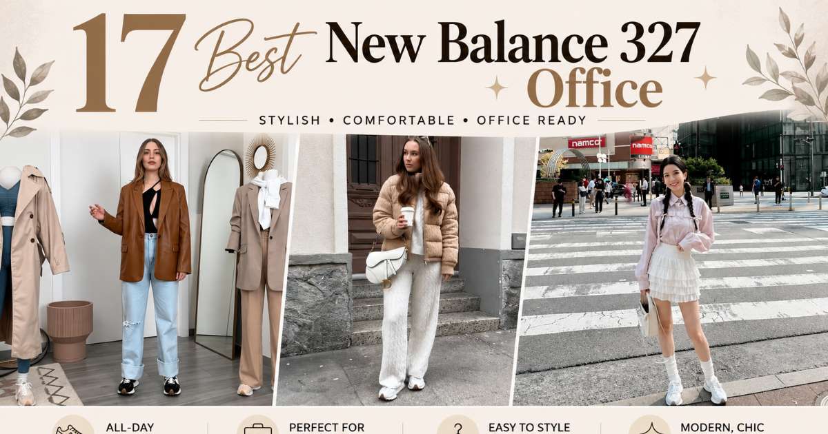 17 Best New Balance 327 Office Outfit Ideas for Casual Workwear