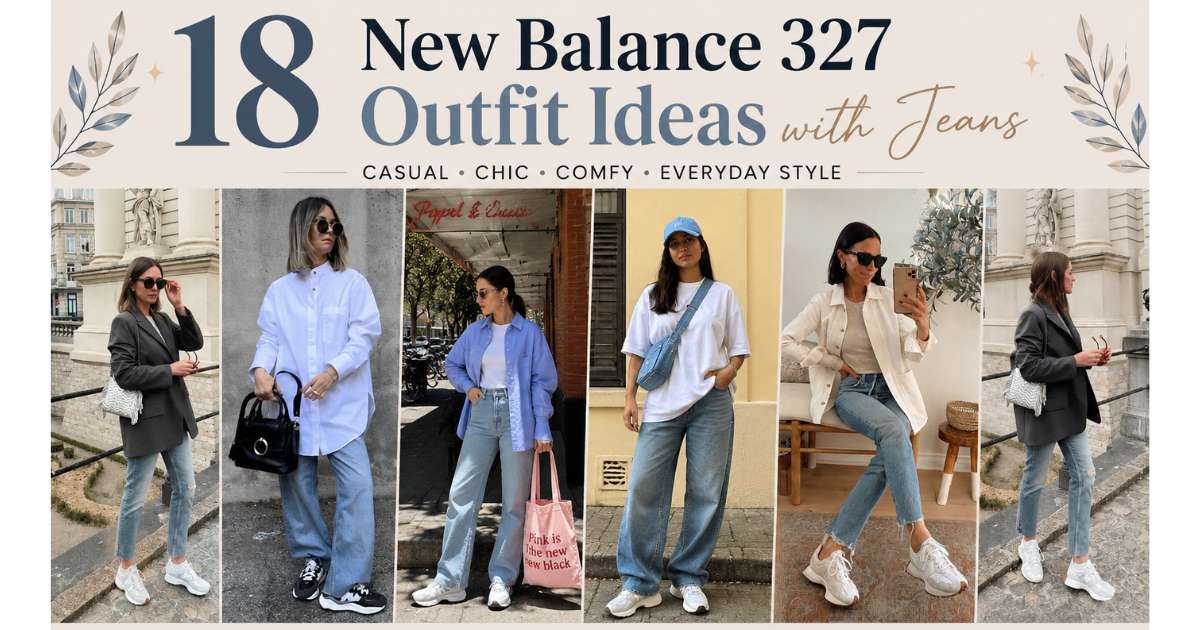 18 Casual New Balance 327 Outfit Ideas with Jeans