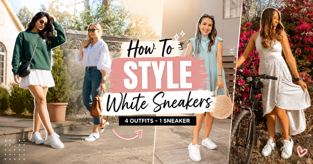 How To Style White Sneakers