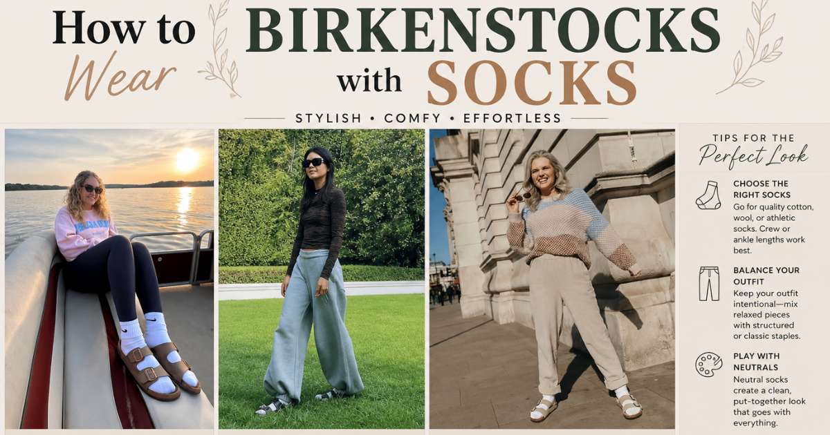 How to Wear Birkenstocks with Socks Without Looking Sloppy