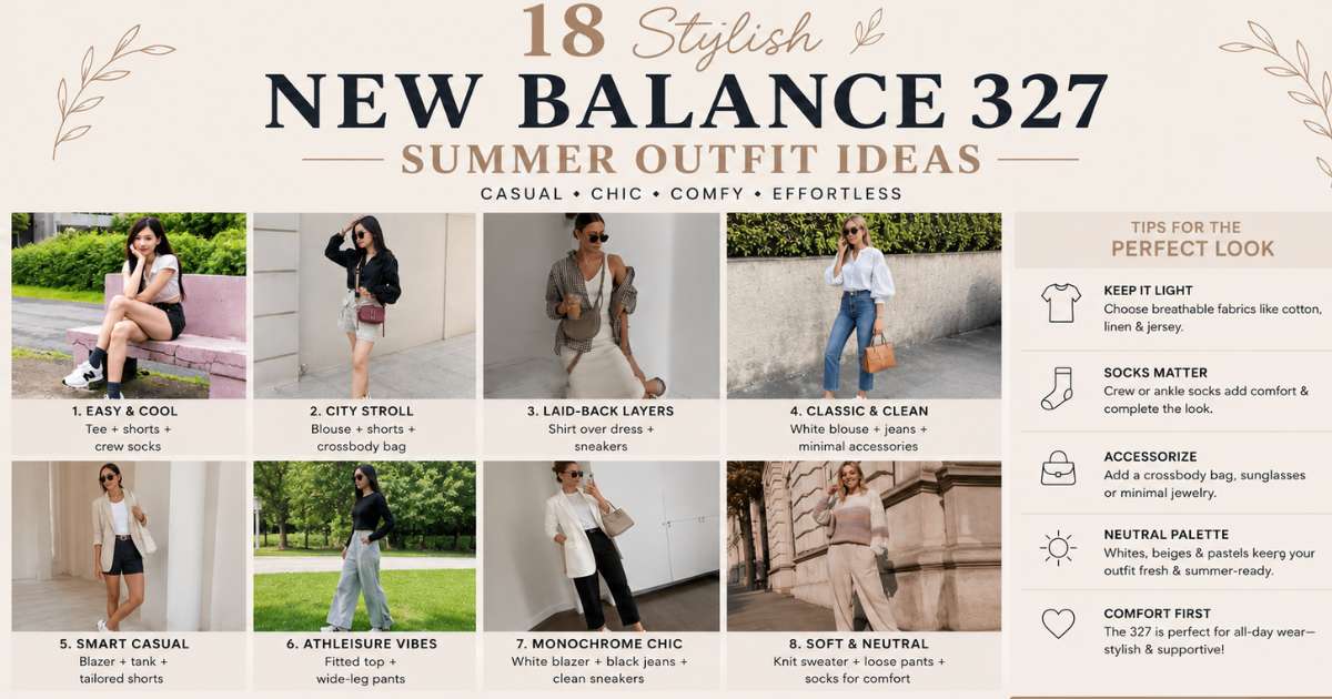 18 Stylish New Balance 327 Summer Outfit Ideas