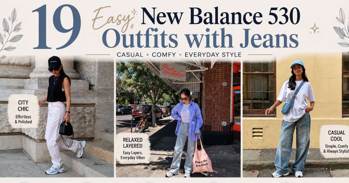 19 Easy New Balance 530 Outfits with Jeans for a Modern Casual Look