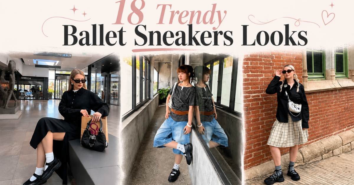 Trendy Ballet Sneakers Looks