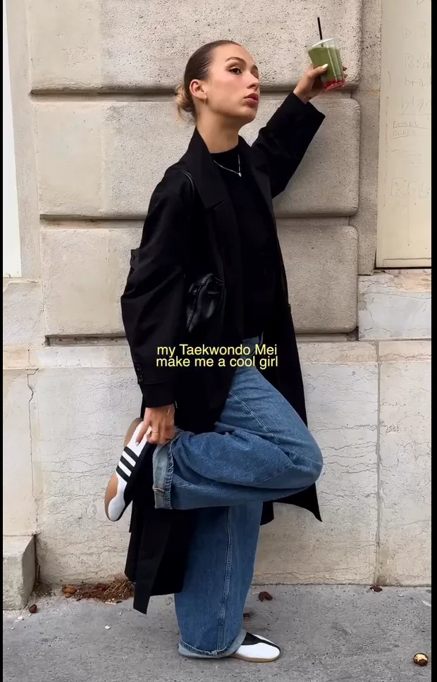 Black Blazer with Jeans and Ballet Shoes