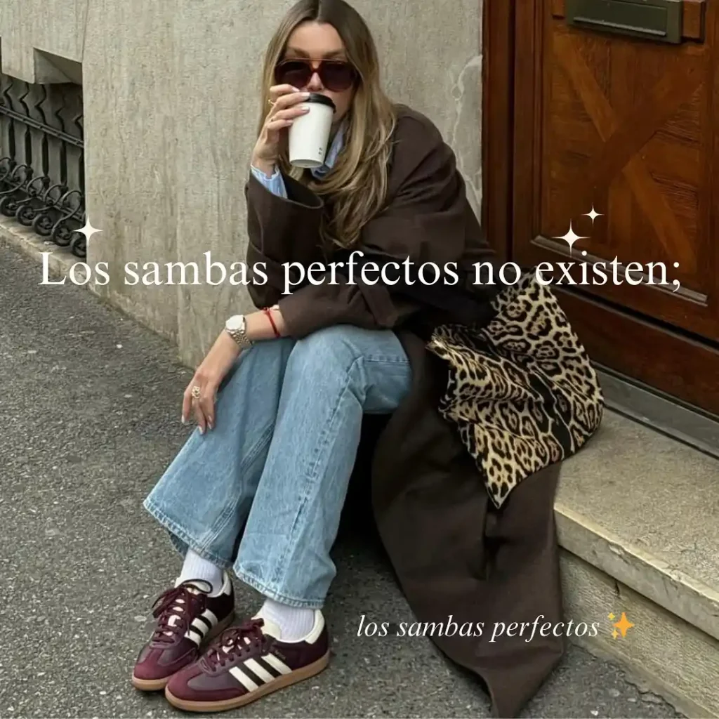 Burgundy Samba with Blazer and Jeans Outfit