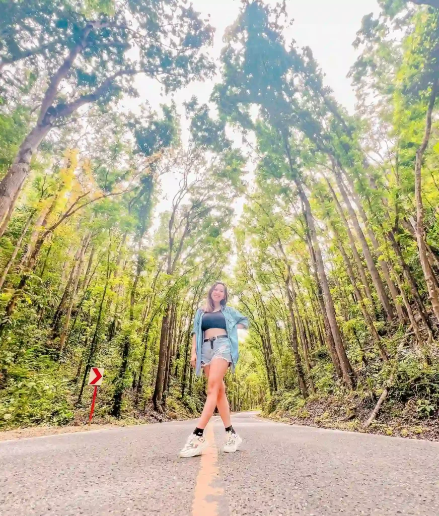 Denim Shirt with Distressed Shorts and White Chunky Sneakers
