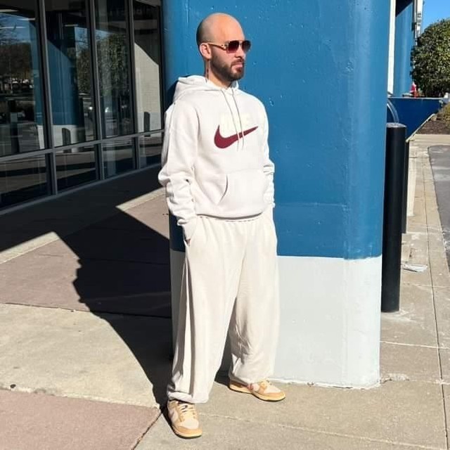 Cream Nike Hoodie with Tonal Dunk Lows