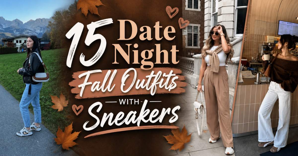 Date Night Fall Outfits with Sneakers