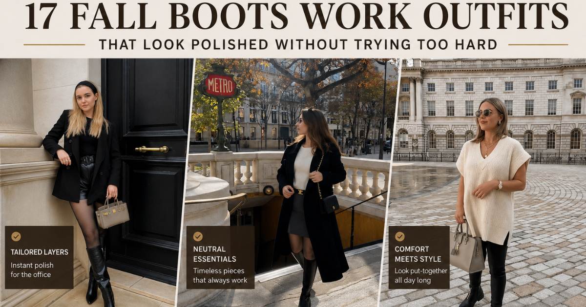 Fall Boots Work Outfits