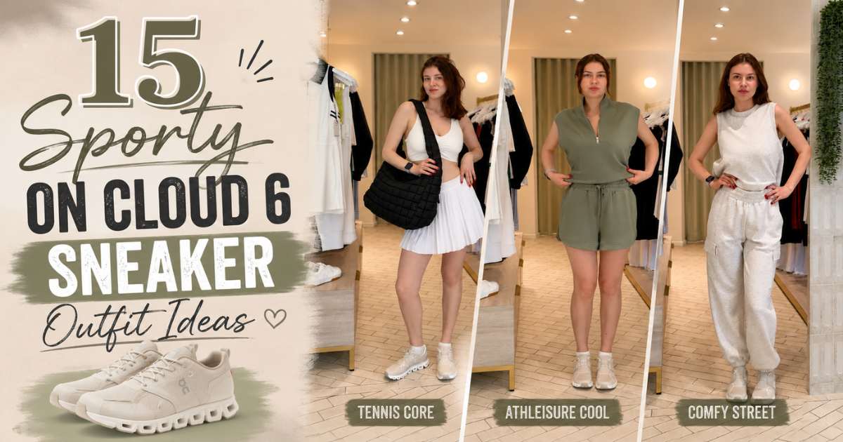 Sporty On Cloud Sneaker Outfit Ideas