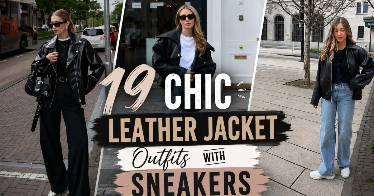 Leather Jacket Street Style Chic