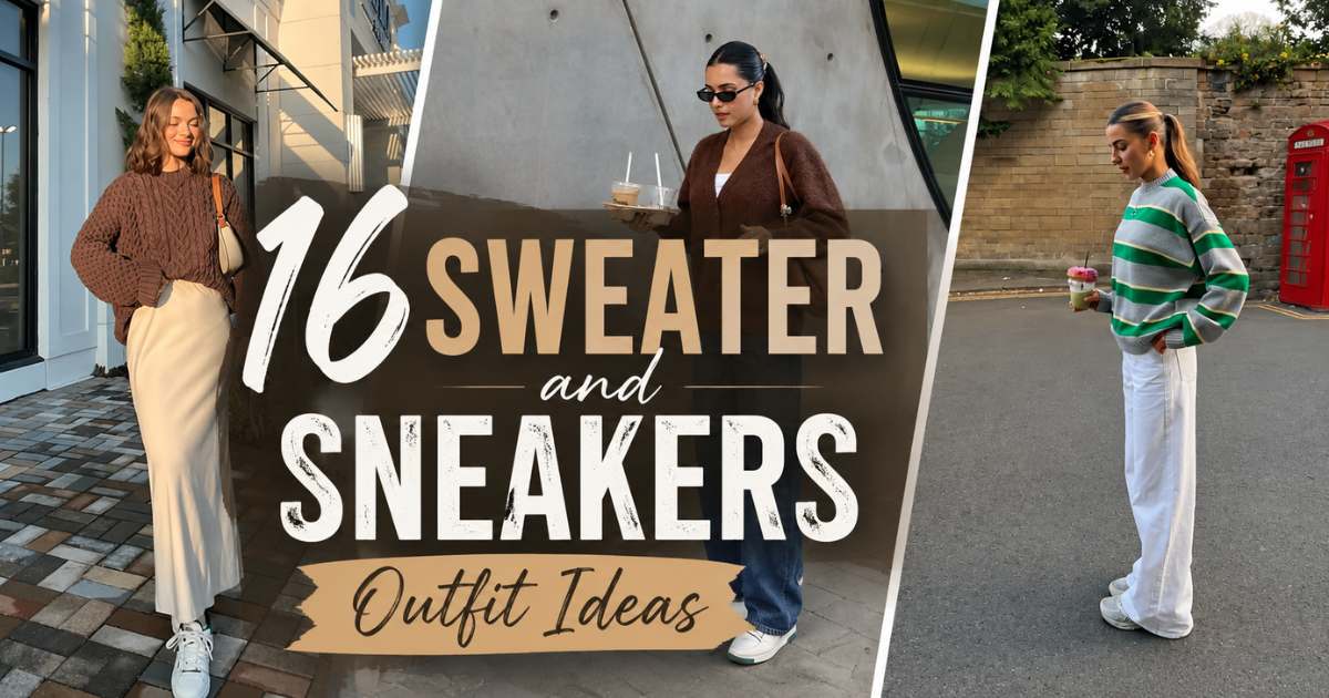 Sweater and Sneakers Outfit Ideas