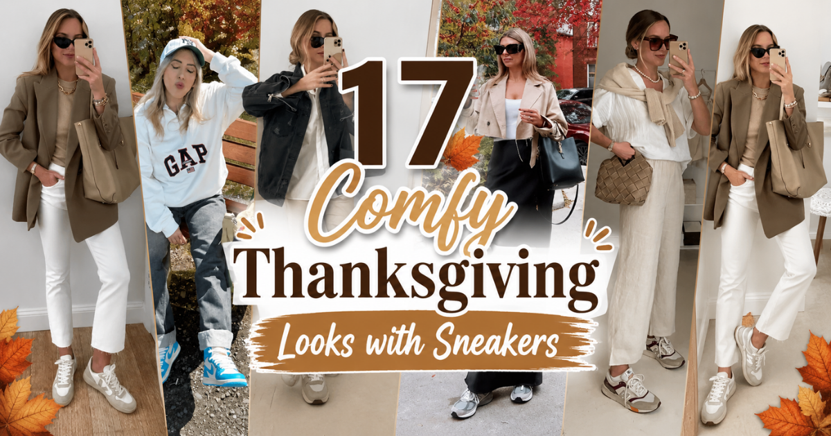 17 Comfy Thanksgiving Looks with Sneakers