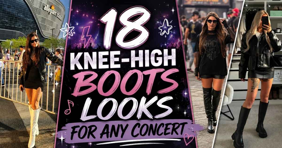 Knee-High Boots Looks for Any Concert