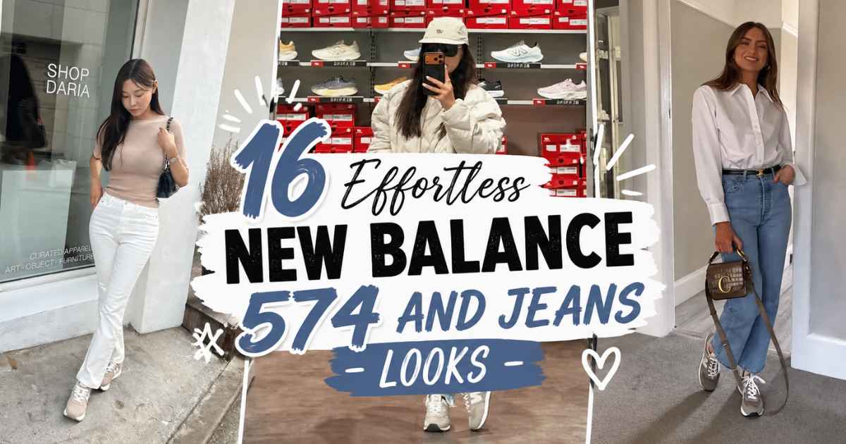New Balance 574 and Jeans Looks