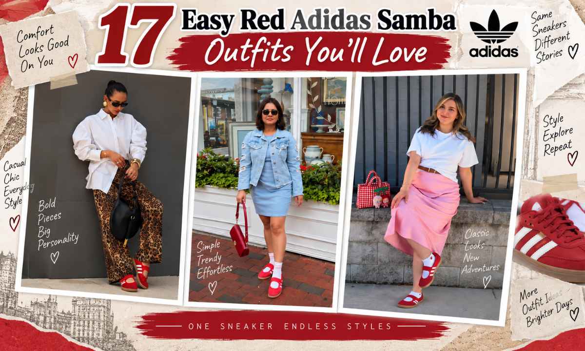 Adidas Red Samba Jane Outfits