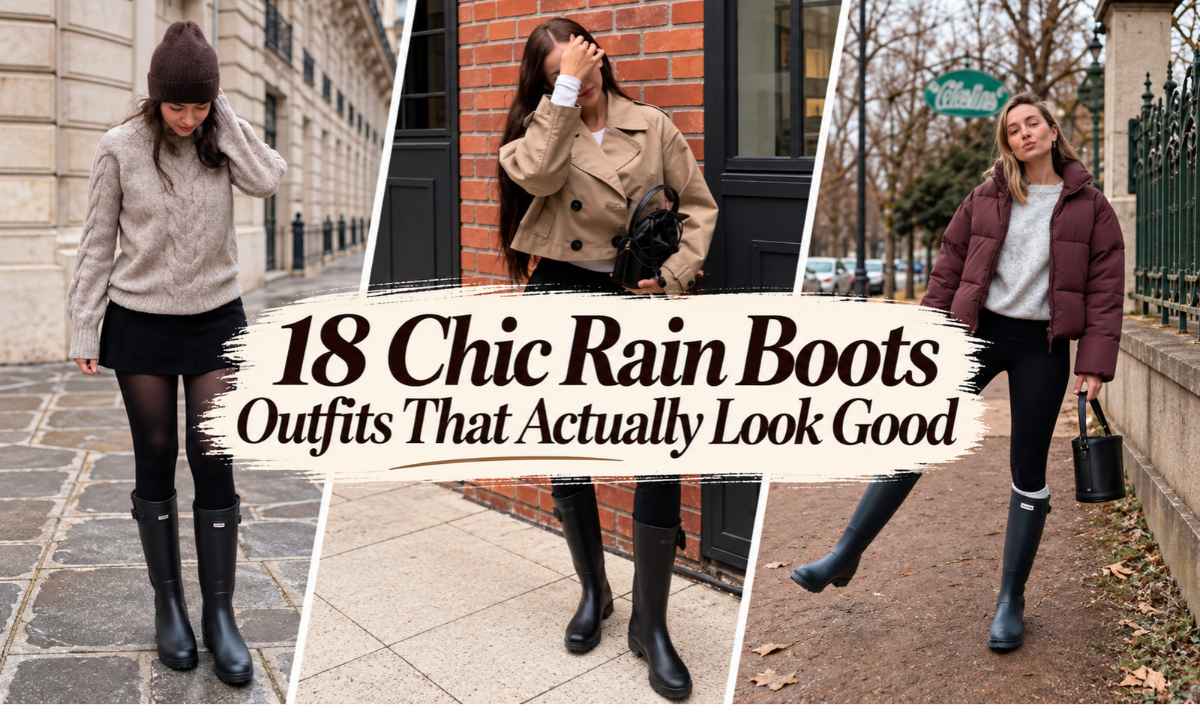 Rain Boots Outfits