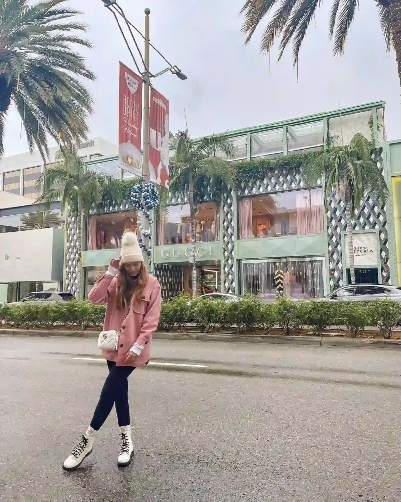 Pink Shacket and Leggings with White Combat Boots
